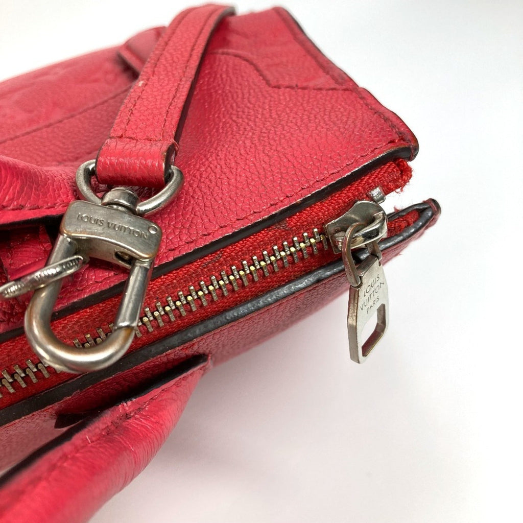 Louis Vuitton Monogram Empreinte Red Color Monogram Empreinte Handbag Shoulder Bag (Pre-Owned)