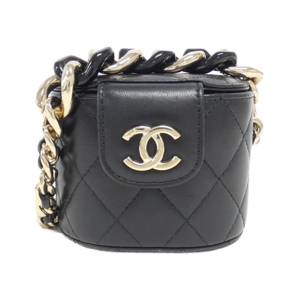 Chanel Black Leather Shoulder Bag (Pre-Owned)
