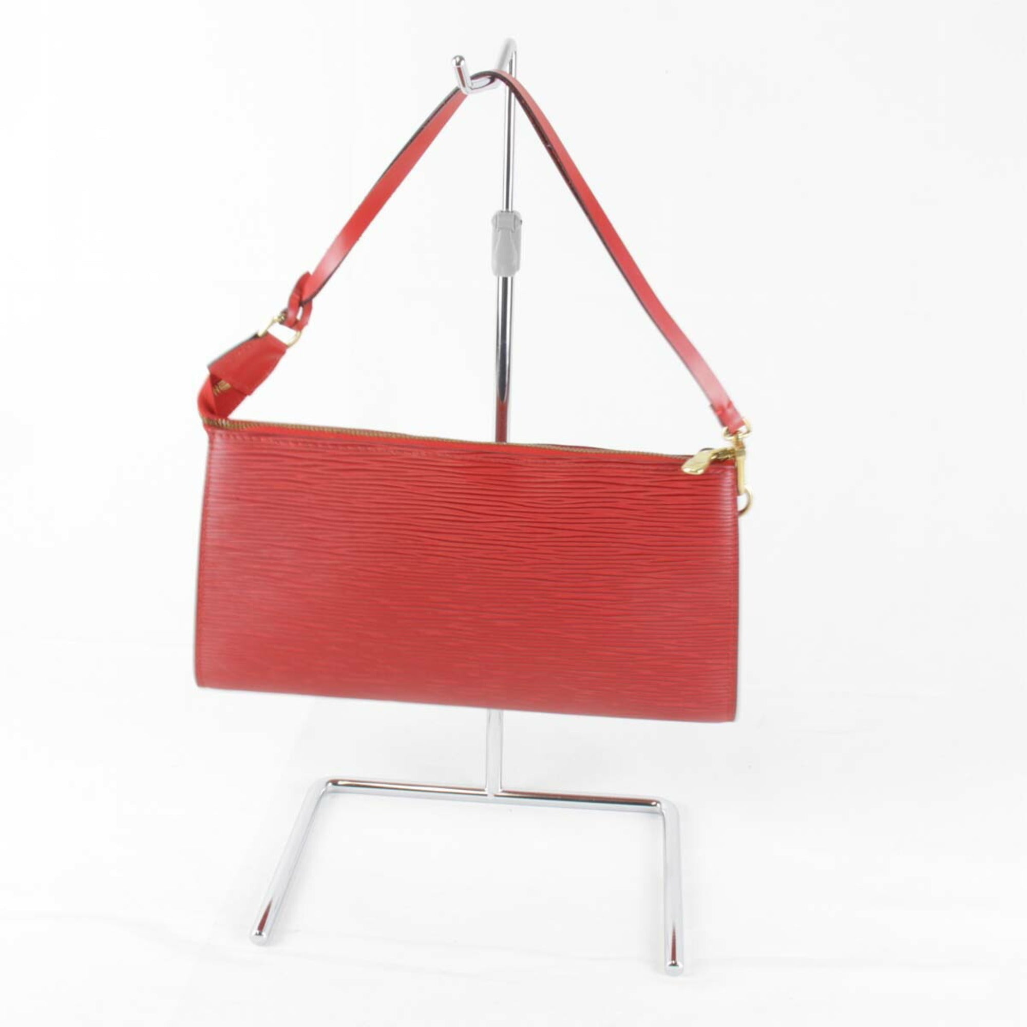 Louis Vuitton Red Color Epi Leather Pouch (Pre-Owned)