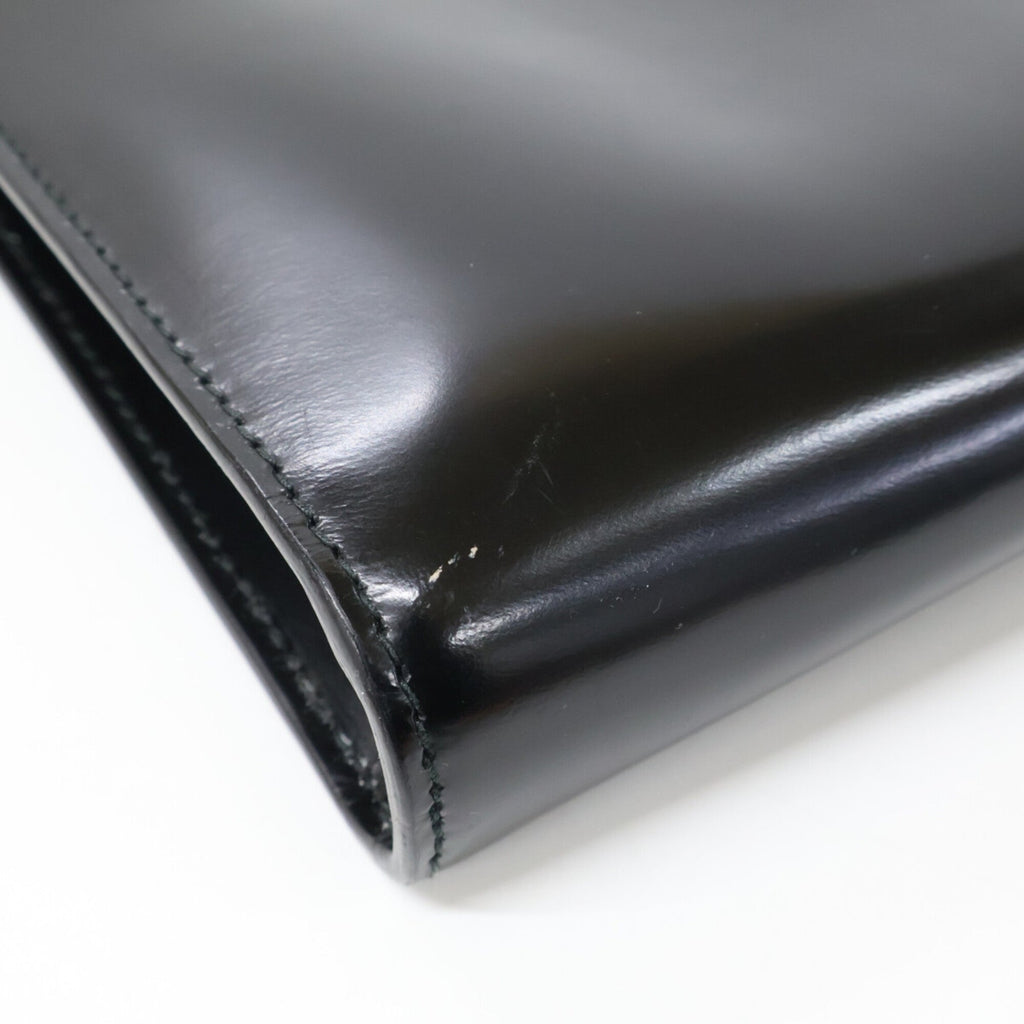 Prada Black Leather Clutch Bag (Pre-Owned)