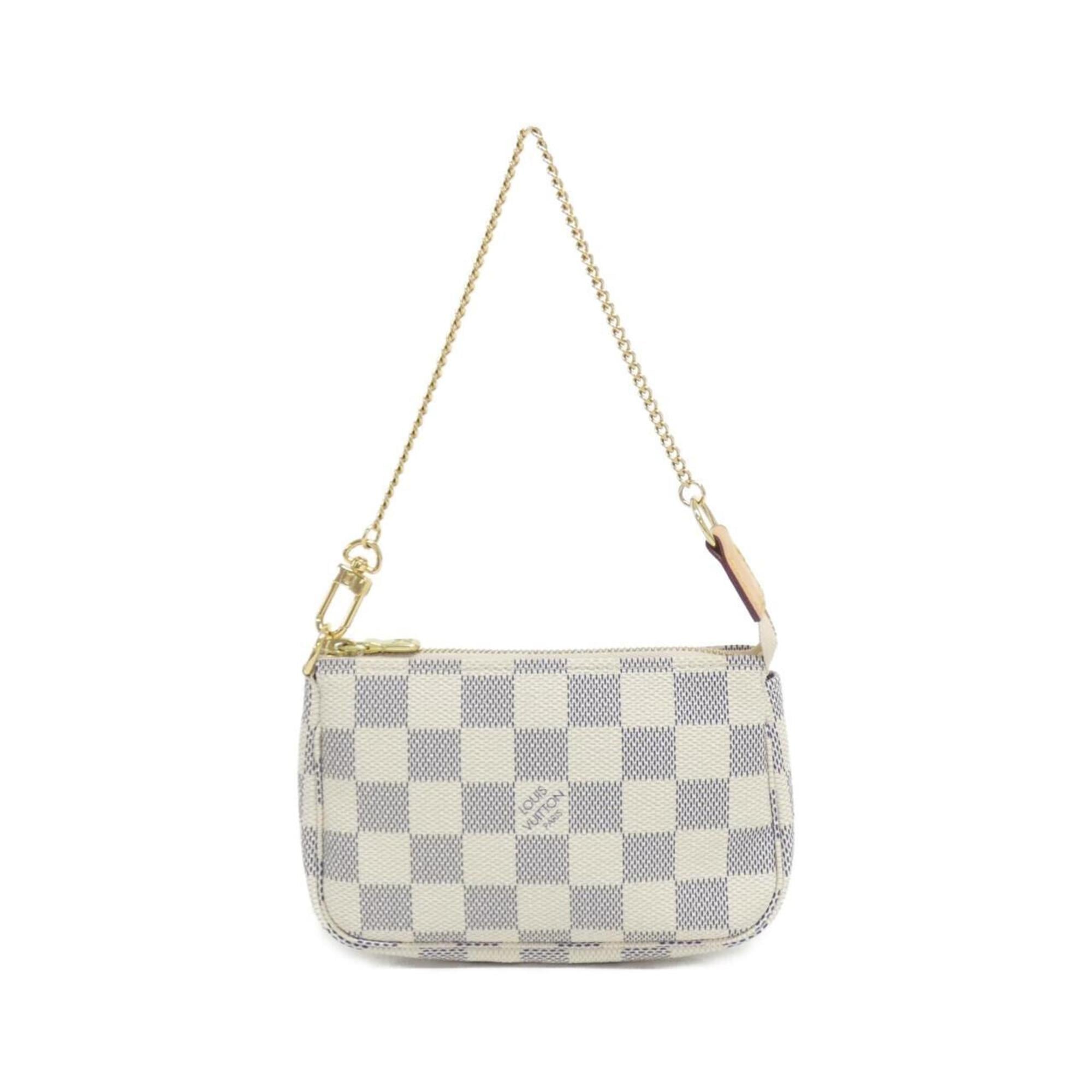 Louis Vuitton Azur Coated Canvas Pochette Pouch (Pre-Owned)