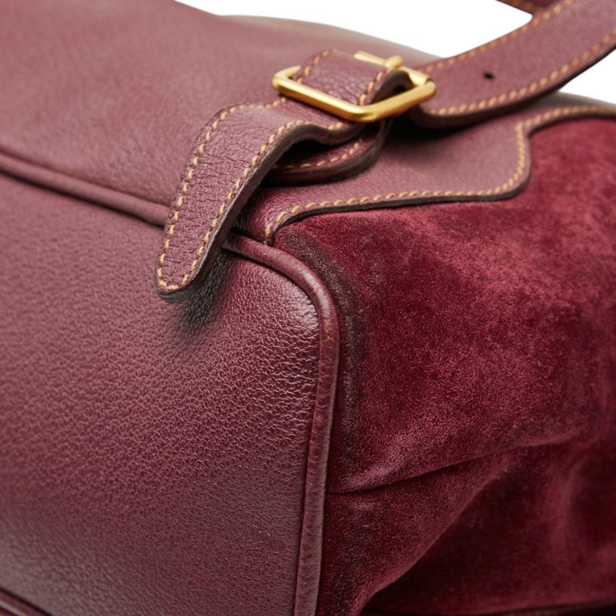 Gucci Purple Suede Backpack (Pre-Owned)