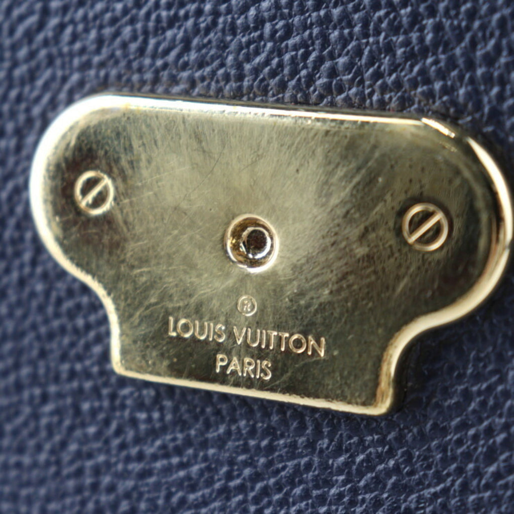 Louis Vuitton Monogram Empreinte Marine Rouge Leather Handbag Pochette Shoulder Bag (Pre-Owned)