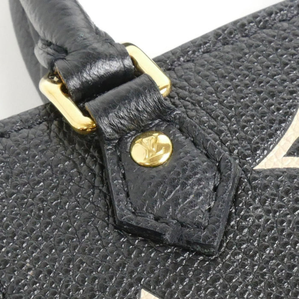 Louis Vuitton Beige Black Monogram Empreinte Shoulder Bag (Pre-Owned)
