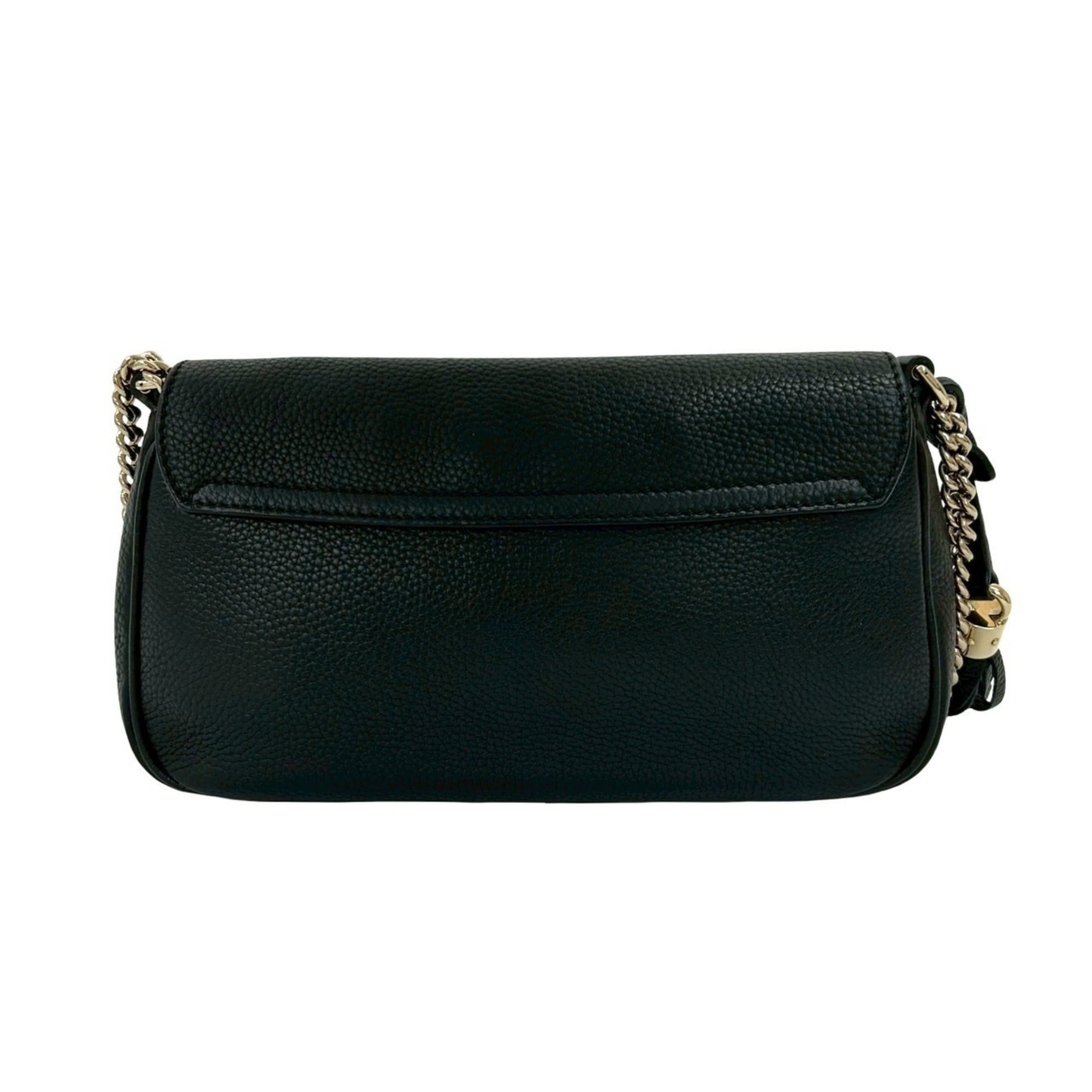 Gucci Black Leather Pochette Shoulder Bag (Pre-Owned)