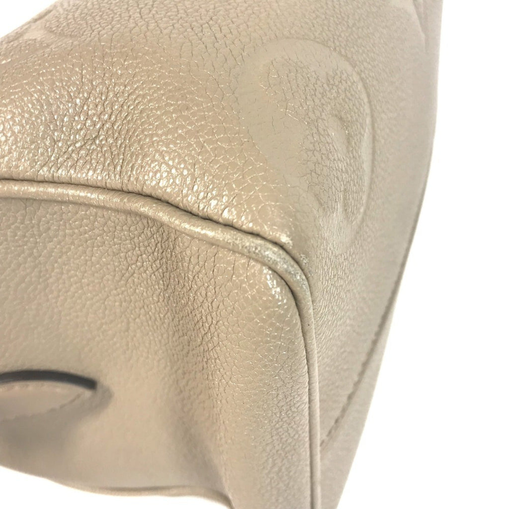 Louis Vuitton Beige Tourterelle Monogram Empreinte Boston Bag Handbag Shoulder Bag (Pre-Owned)