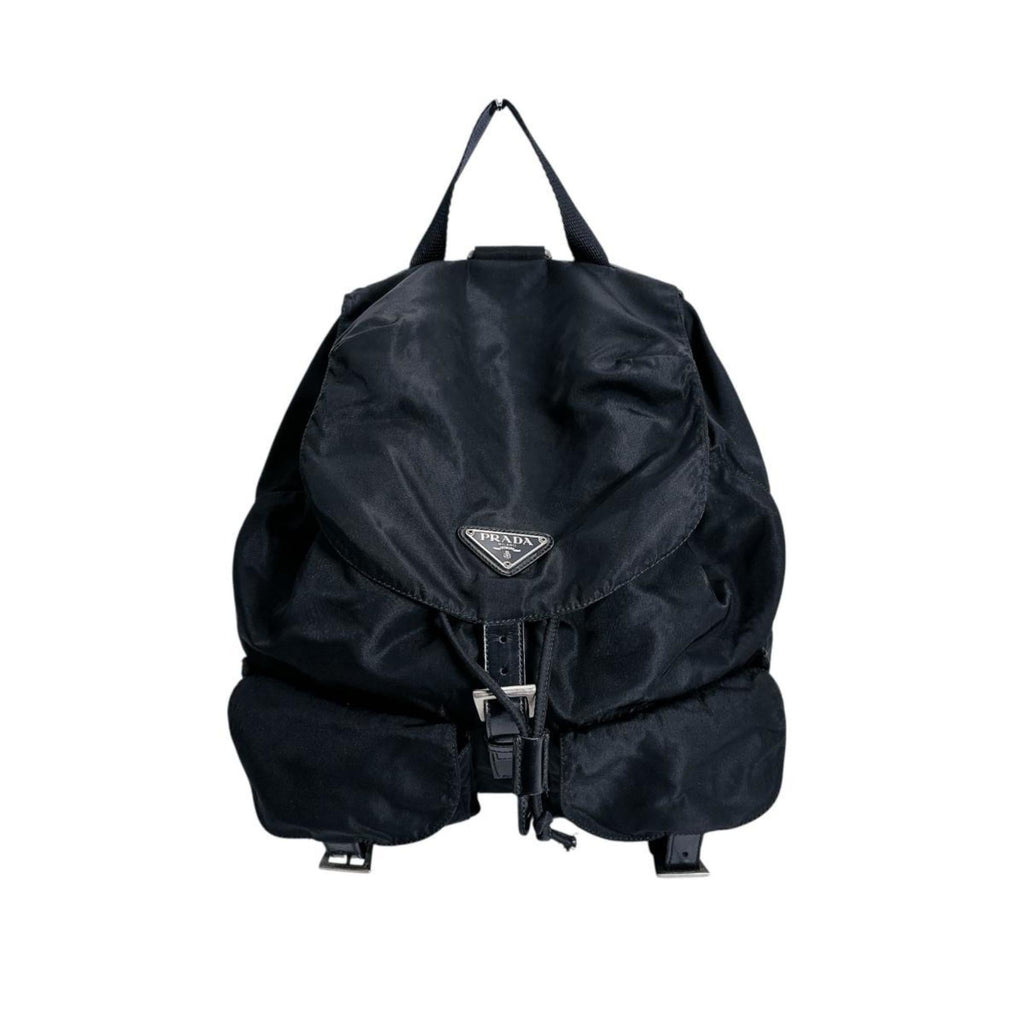 Prada Black Nylon Backpack (Pre-Owned)