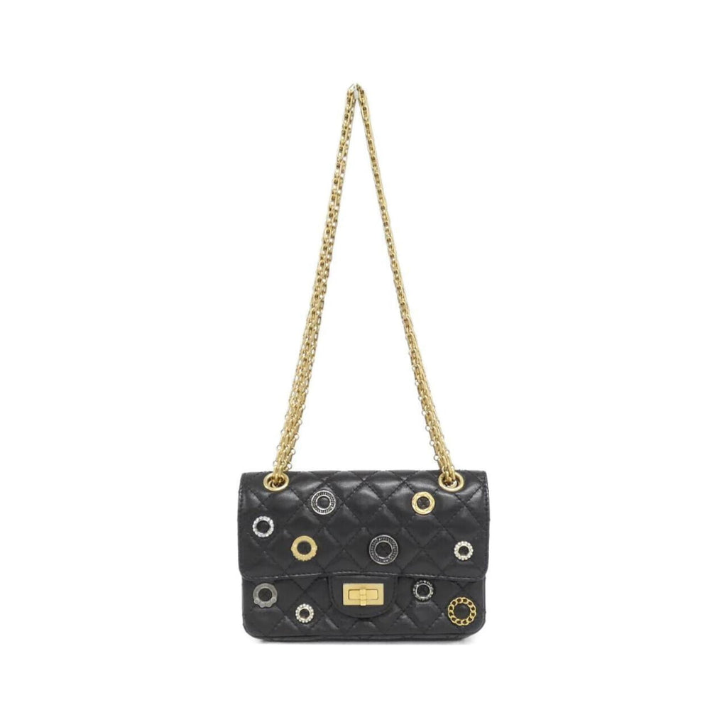 Chanel Black Leather Shoulder Bag (Pre-Owned)
