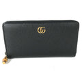 Gucci Navy Leather Long Wallet (Bi-Fold) (Pre-Owned)