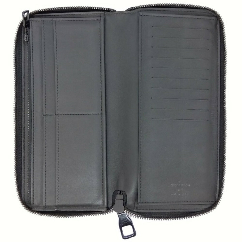 Louis Vuitton Black Noir Leather Coin Purse/Coin Case (Pre-Owned)
