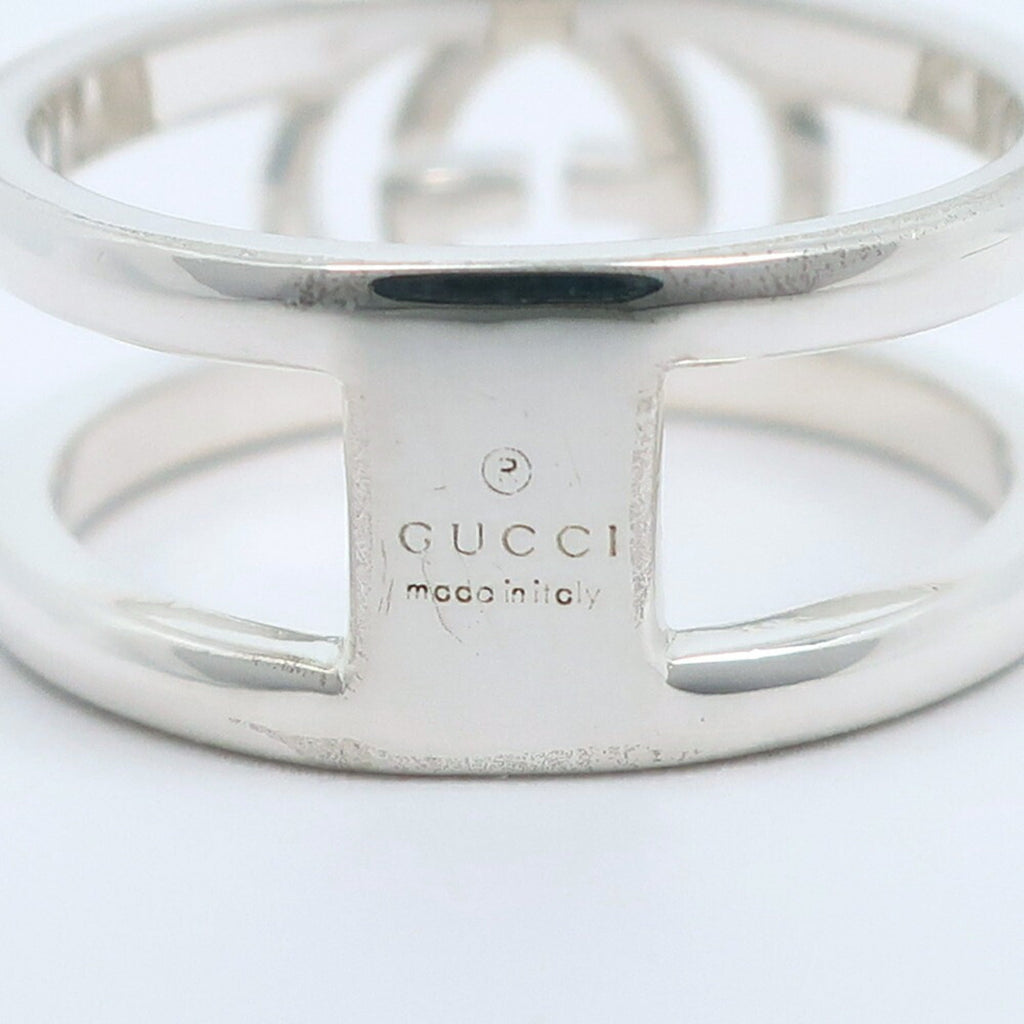 Gucci Silver 925 Band Ring (Pre-Owned)