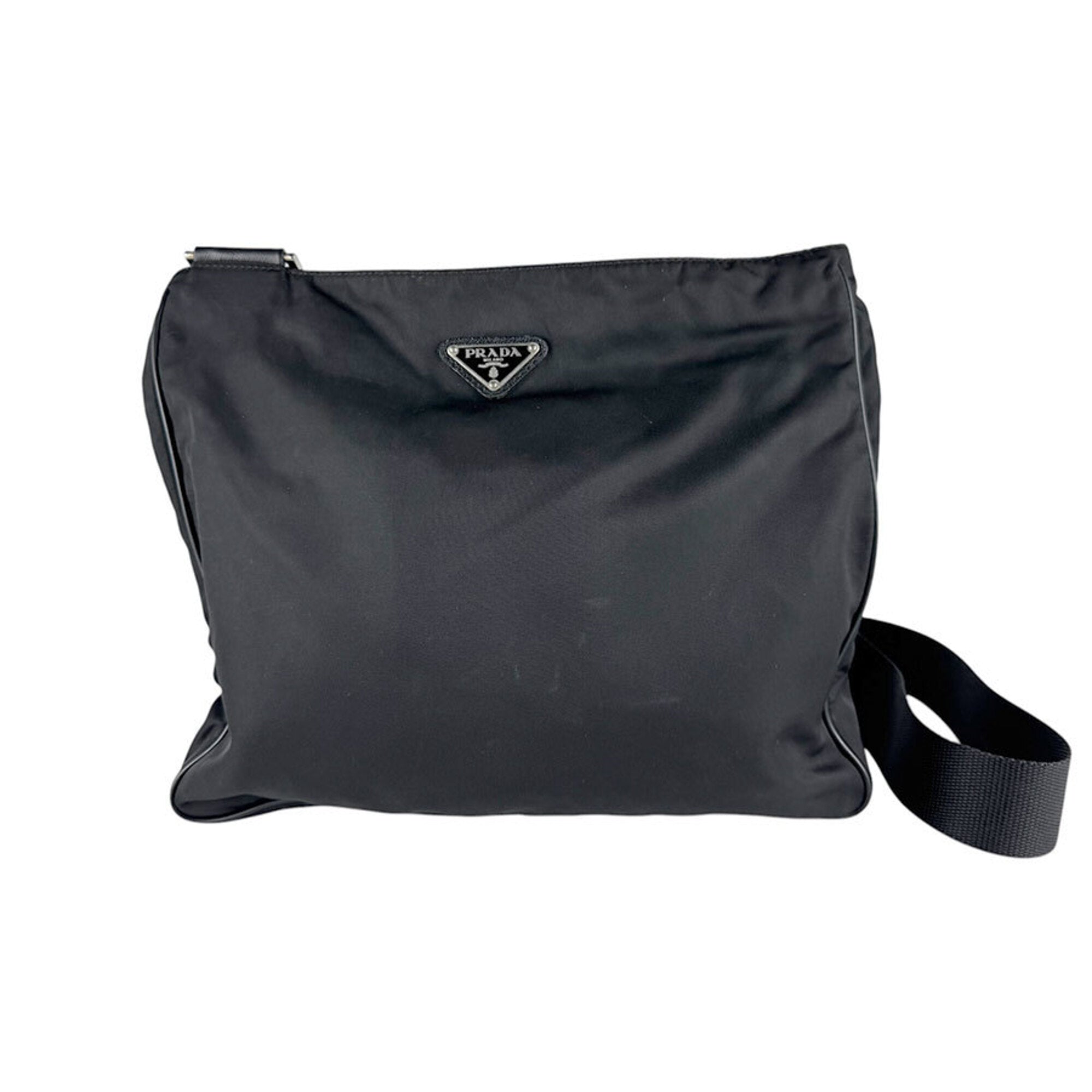 Prada Black Nylon Shoulder Bag (Pre-Owned)