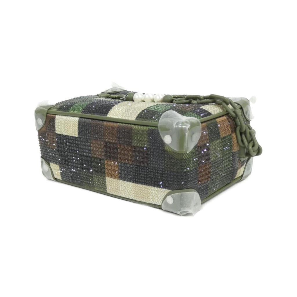 Louis Vuitton Vert Satin Shoulder Bag (Pre-Owned)