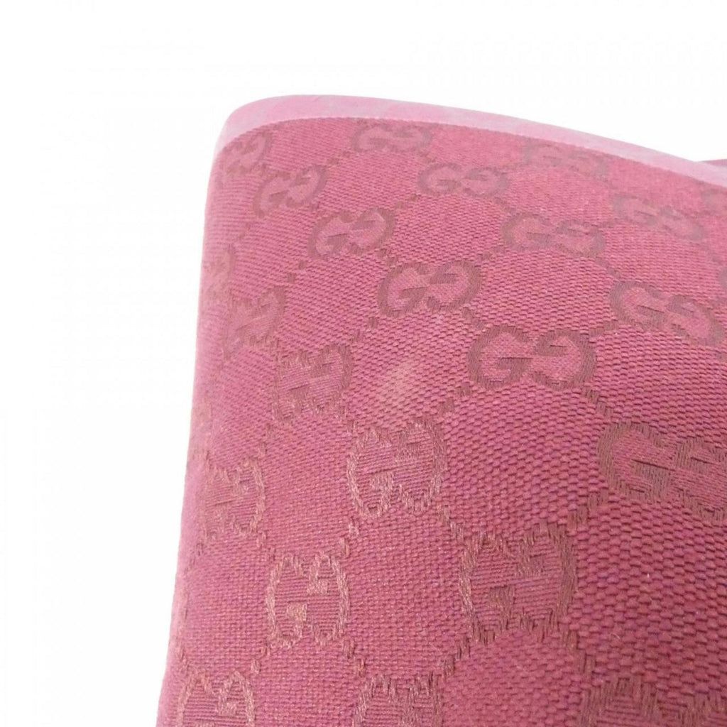 Gucci Bordeaux Red Color Gg Canvas Handbag (Pre-Owned)