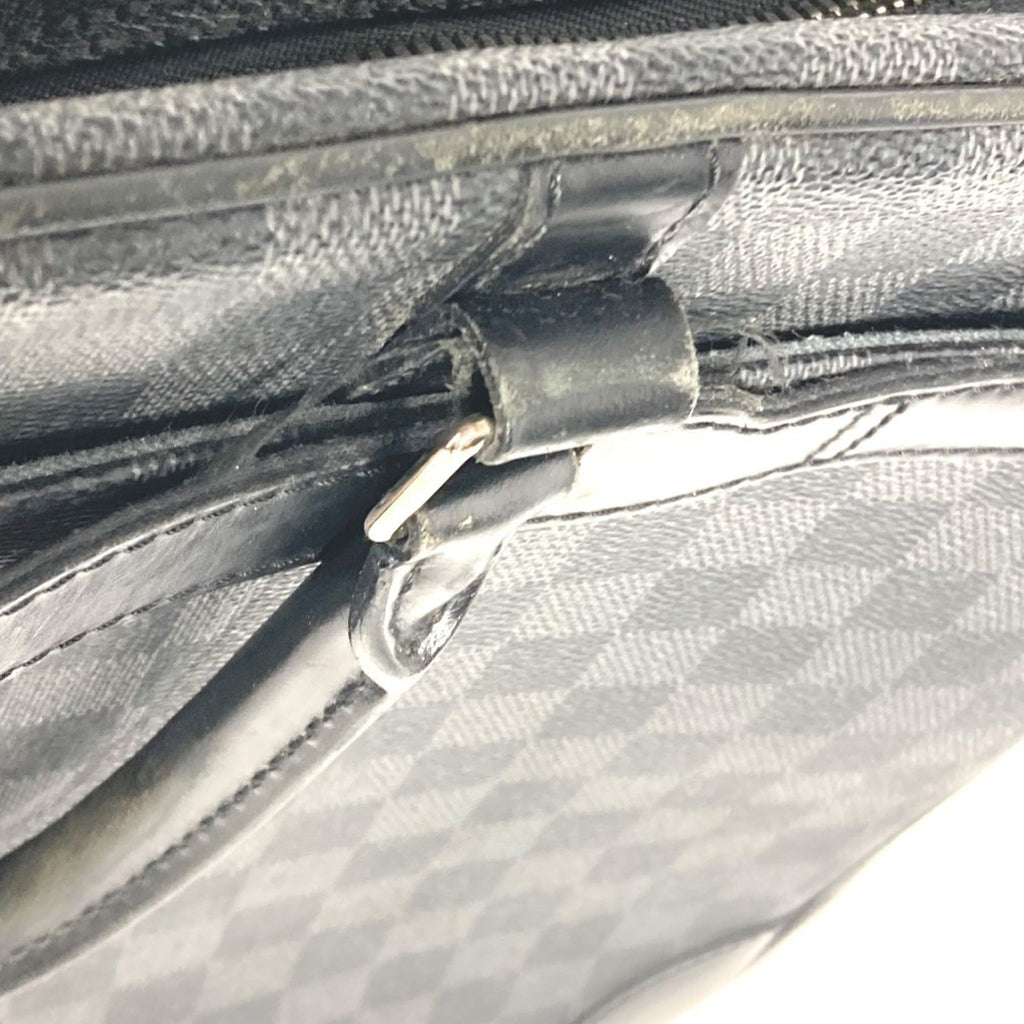 Louis Vuitton Black Damier Graphite Handbag Tote Bag (Pre-Owned)
