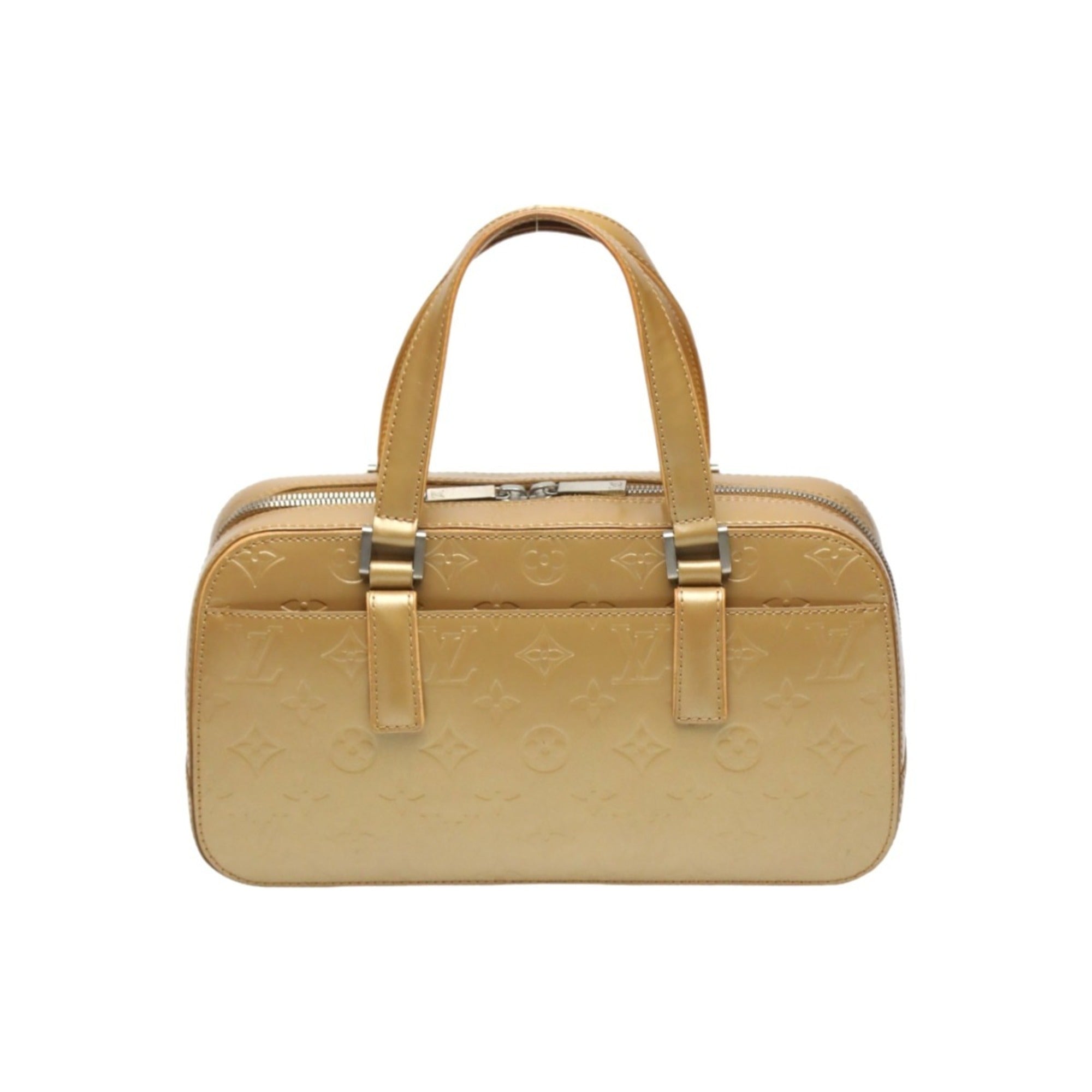 Louis Vuitton Gold Monogram Mat Handbag (Pre-Owned)