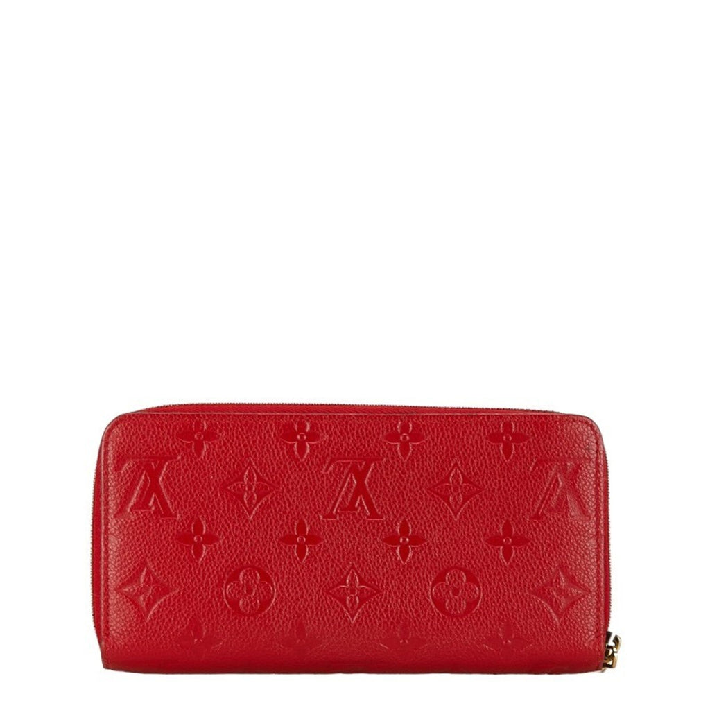 Louis Vuitton Auriane Red Color Leather Coin Purse/Coin Case (Pre-Owned)