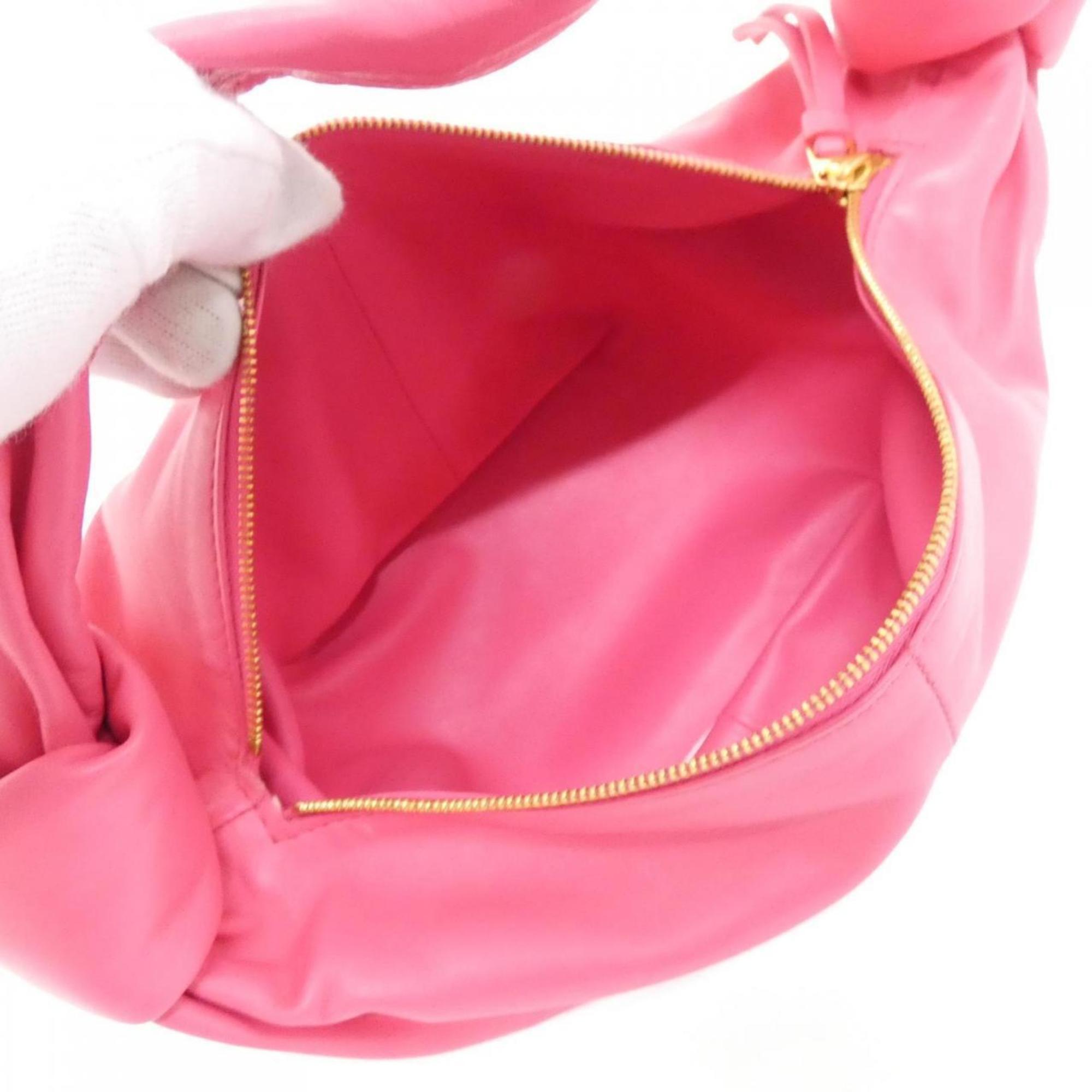 Bottega Veneta Pink Leather Handbag (Pre-Owned)