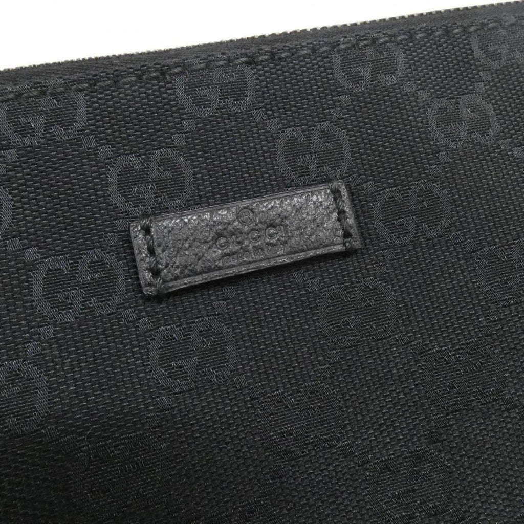 Gucci Black Gg Canvas Shoulder Bag (Pre-Owned)