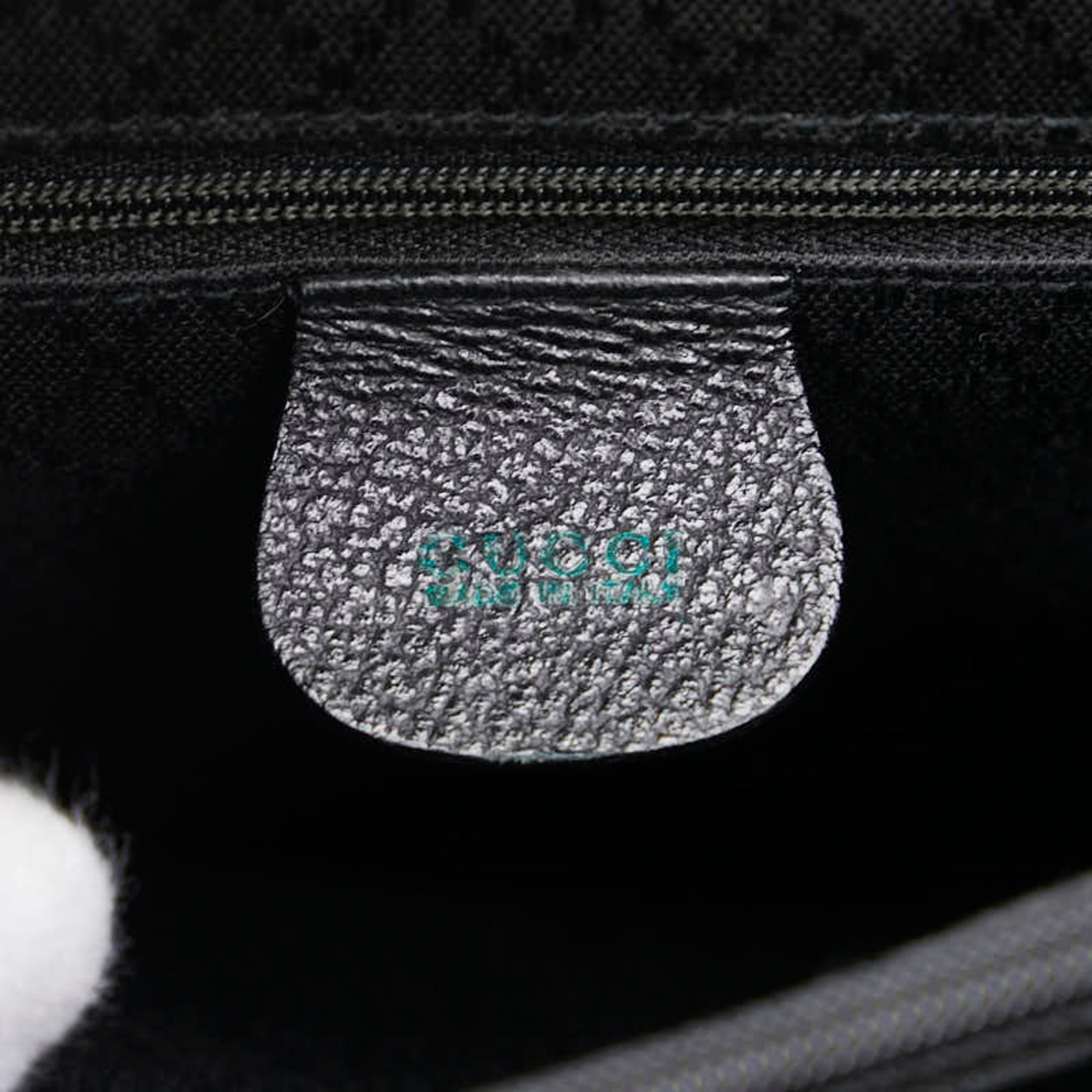 Gucci Bamboo Black Suede Leather Shoulder Bag Tote Bag (Pre-Owned)
