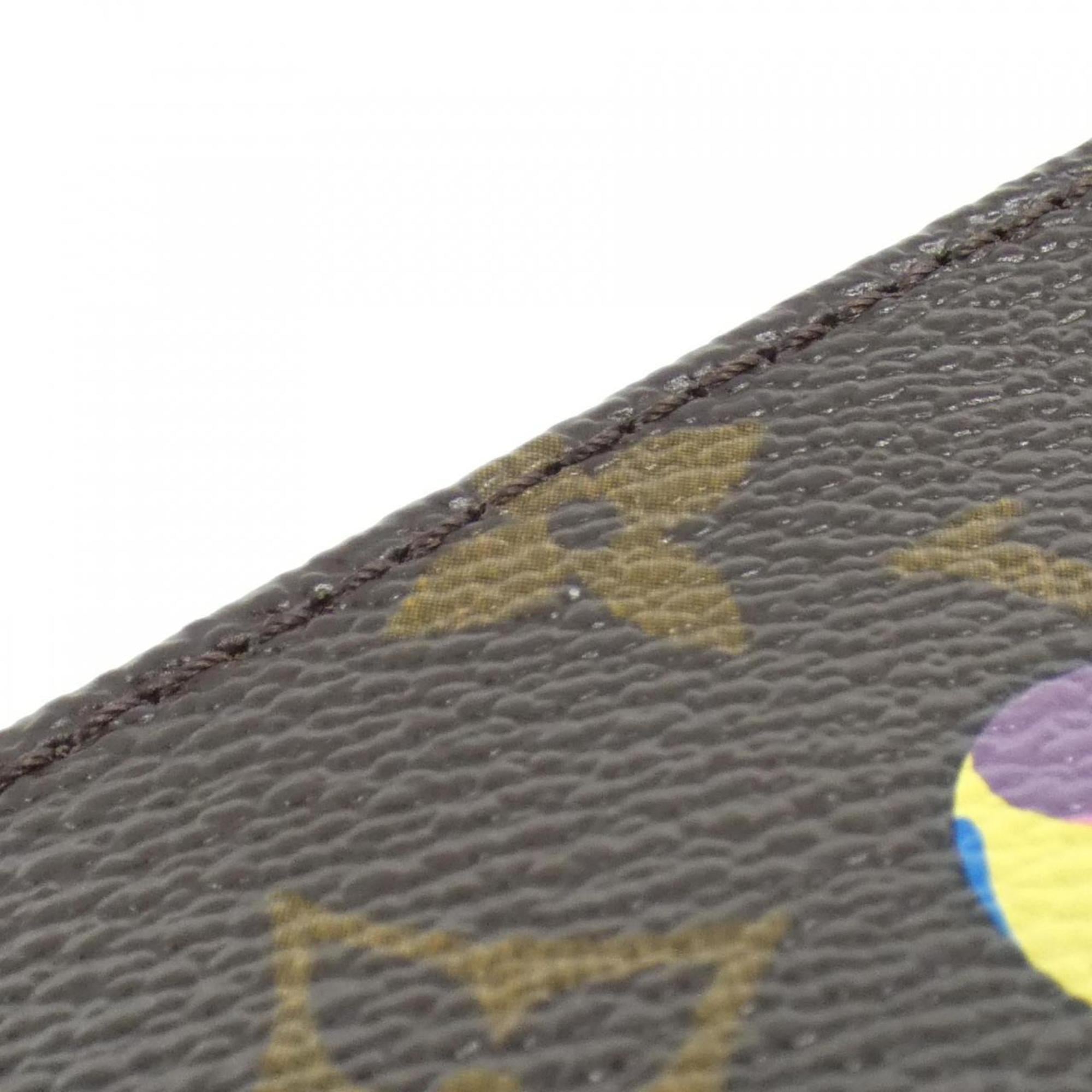 Louis Vuitton Brown Marron Monogram Panda Coated Canvas Shoulder Bag (Pre-Owned)