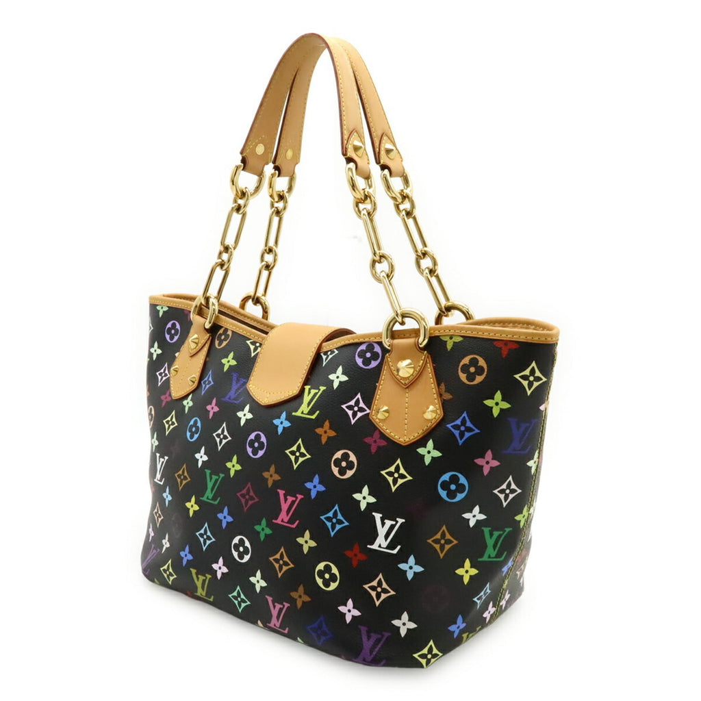 Louis Vuitton Noir Pvc Shoulder Bag Tote Bag (Pre-Owned)