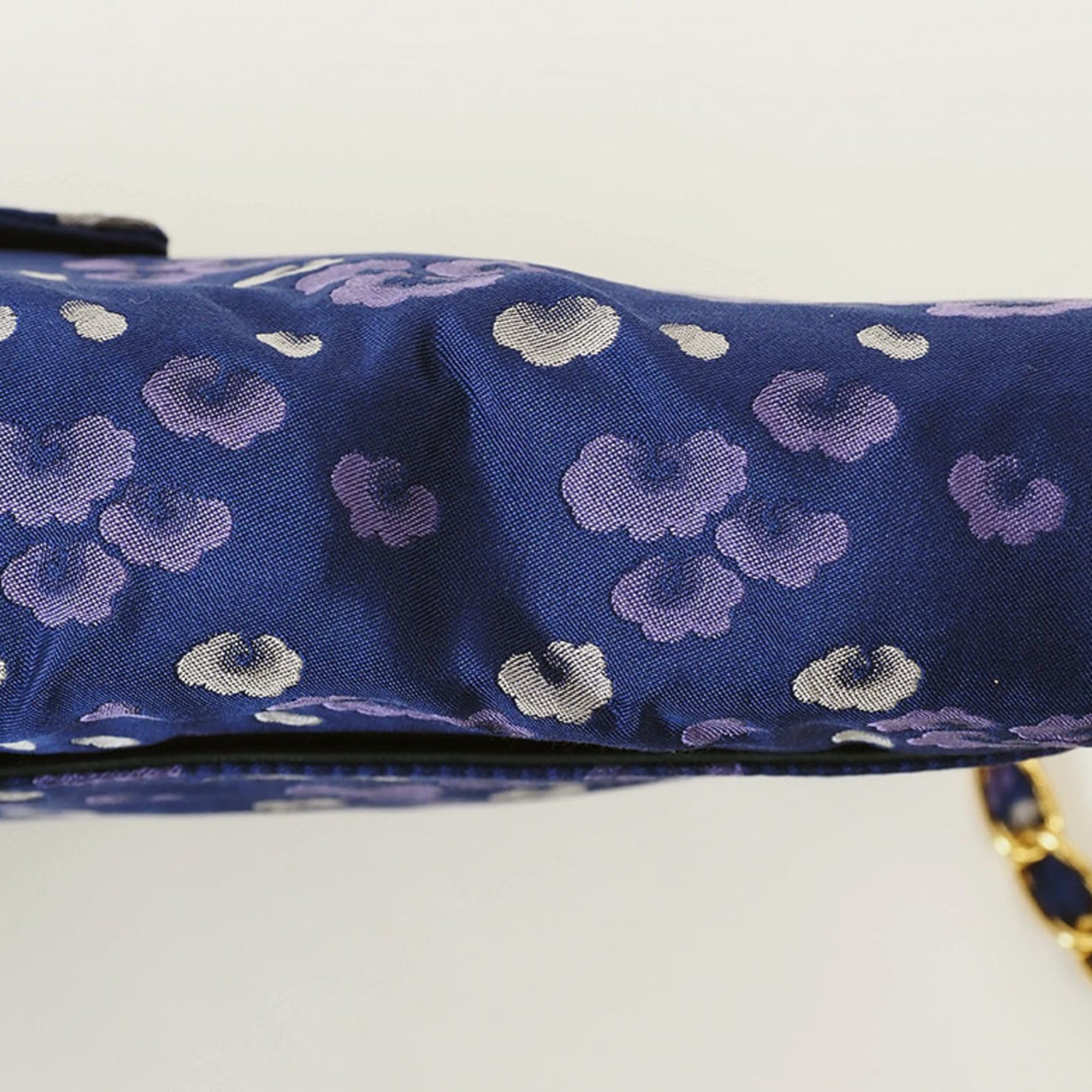 Prada Navy Nylon Shoulder Bag (Pre-Owned)
