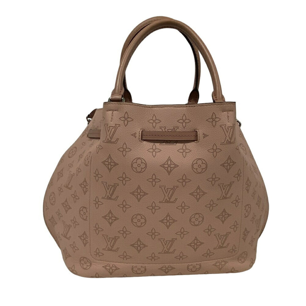Louis Vuitton Mahina Pink Leather Handbag (Pre-Owned)