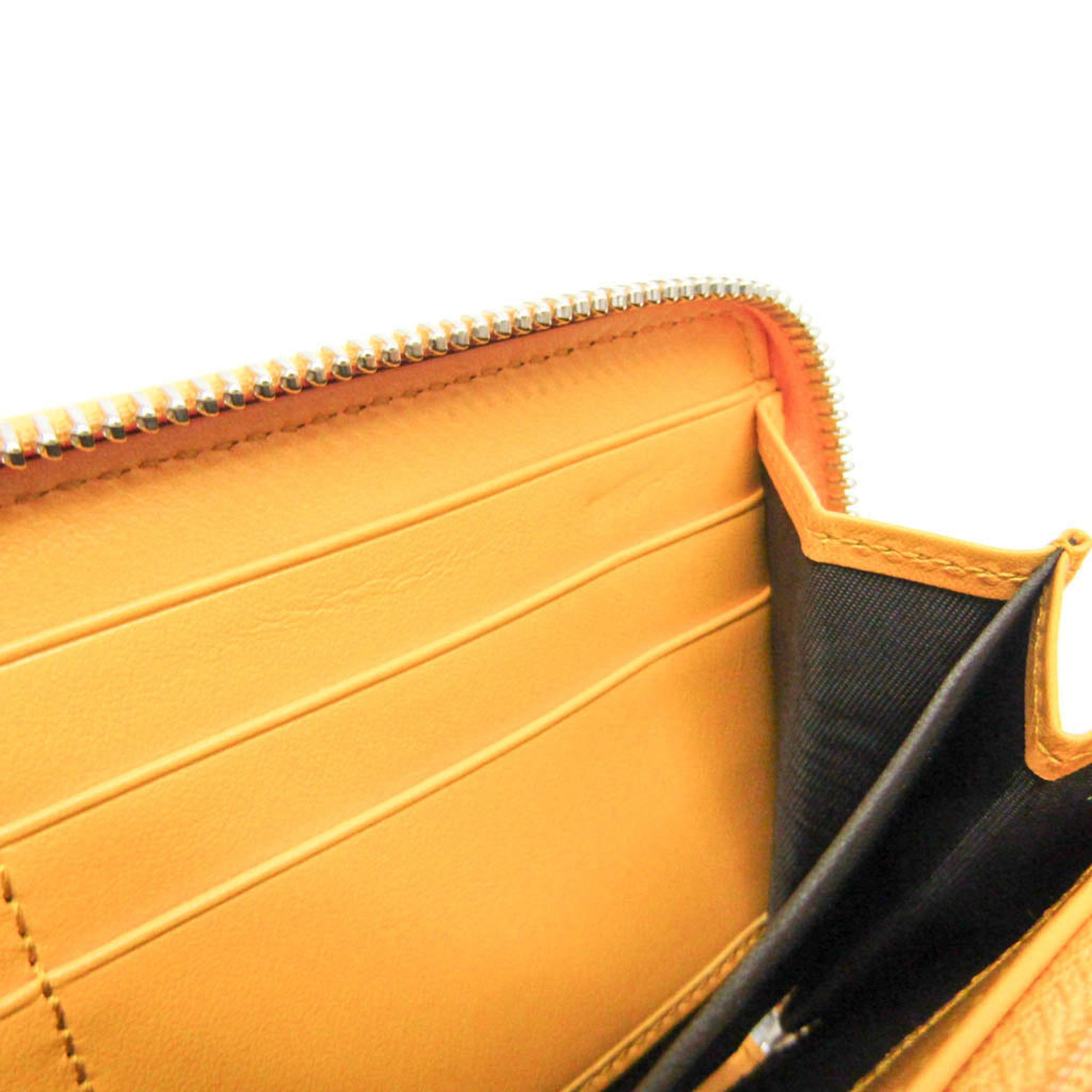 Gucci Yellow Leather Long Wallet (Bi-Fold) (Pre-Owned)