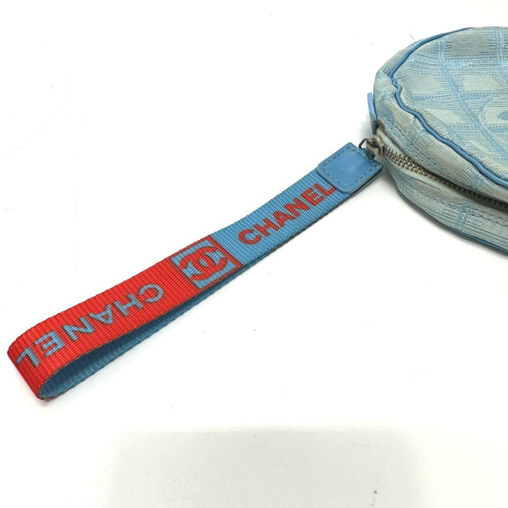 Chanel Blue Nylon Pouch (Pre-Owned)