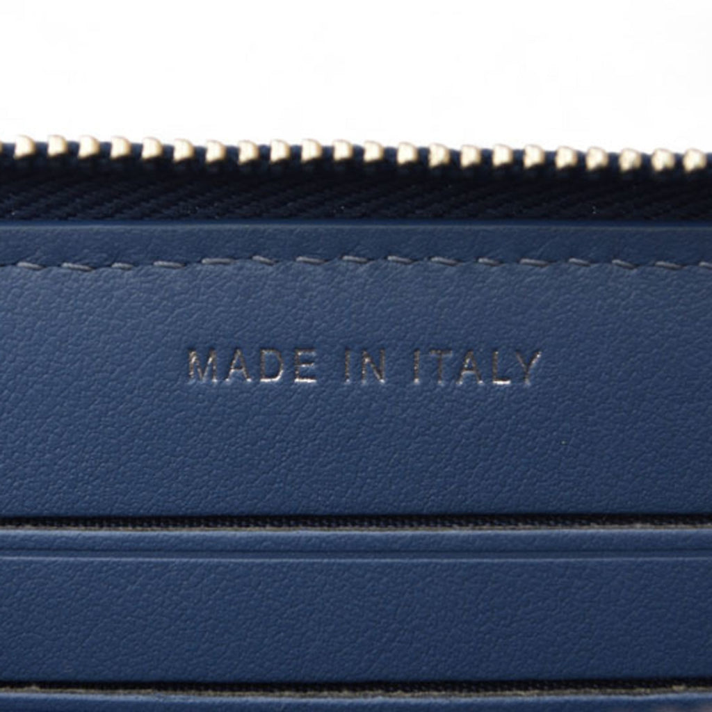 Chanel Blue Tweed Wallet (Bi-Fold) (Pre-Owned)