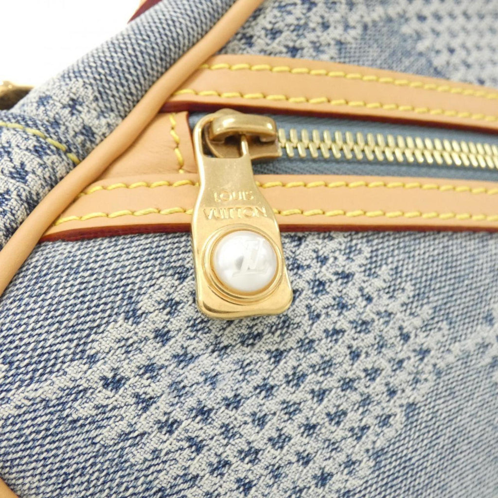 Louis Vuitton Blue Cotton Canvas Shoulder Bag (Pre-Owned)