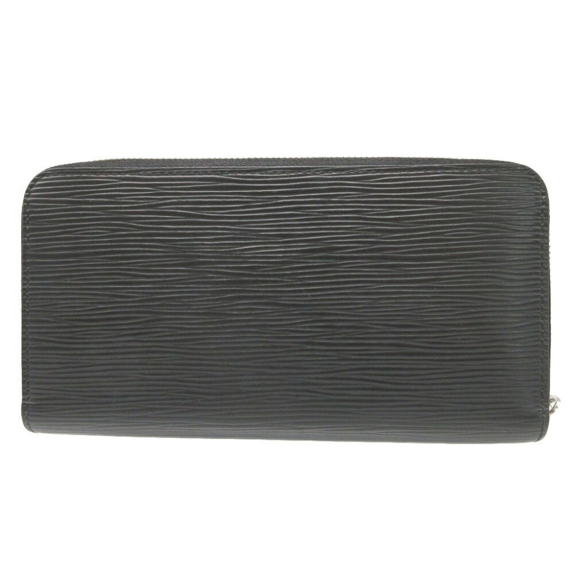 Louis Vuitton Epi Noir Epi Leather Long Wallet (Bi-Fold) (Pre-Owned)
