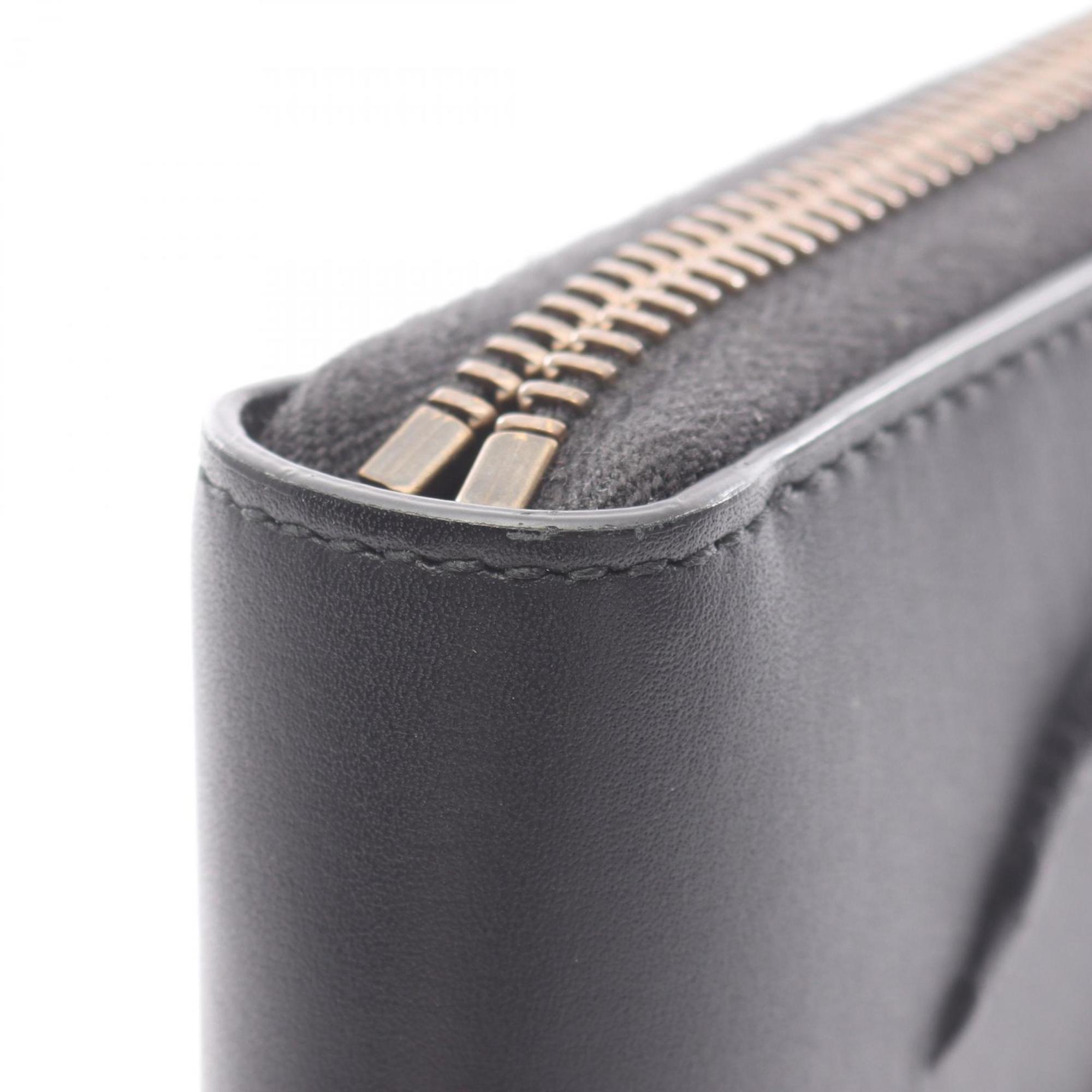 Gucci Black Leather Long Wallet (Bi-Fold) (Pre-Owned)