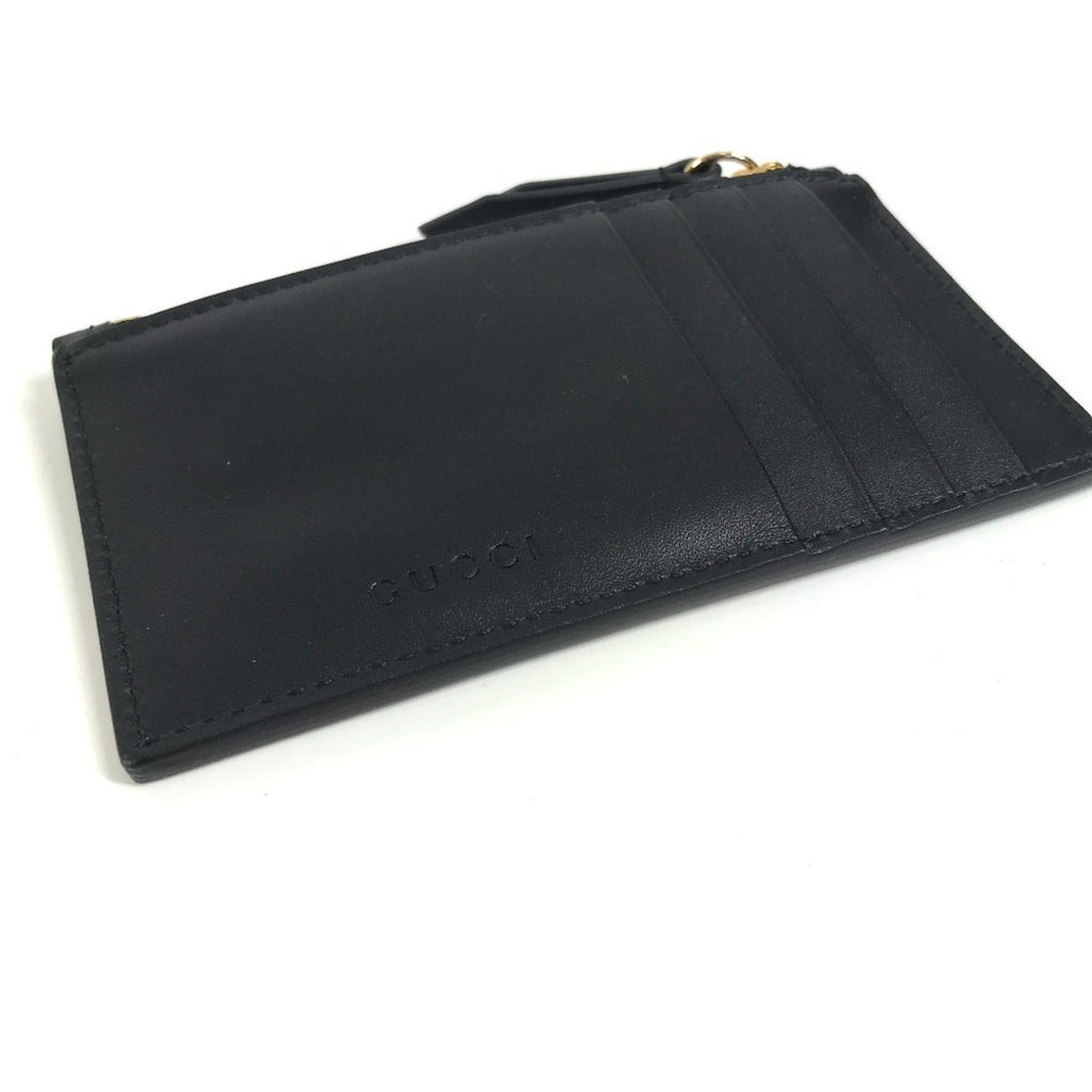 Gucci Black Leather Coin Purse/Coin Case (Pre-Owned)