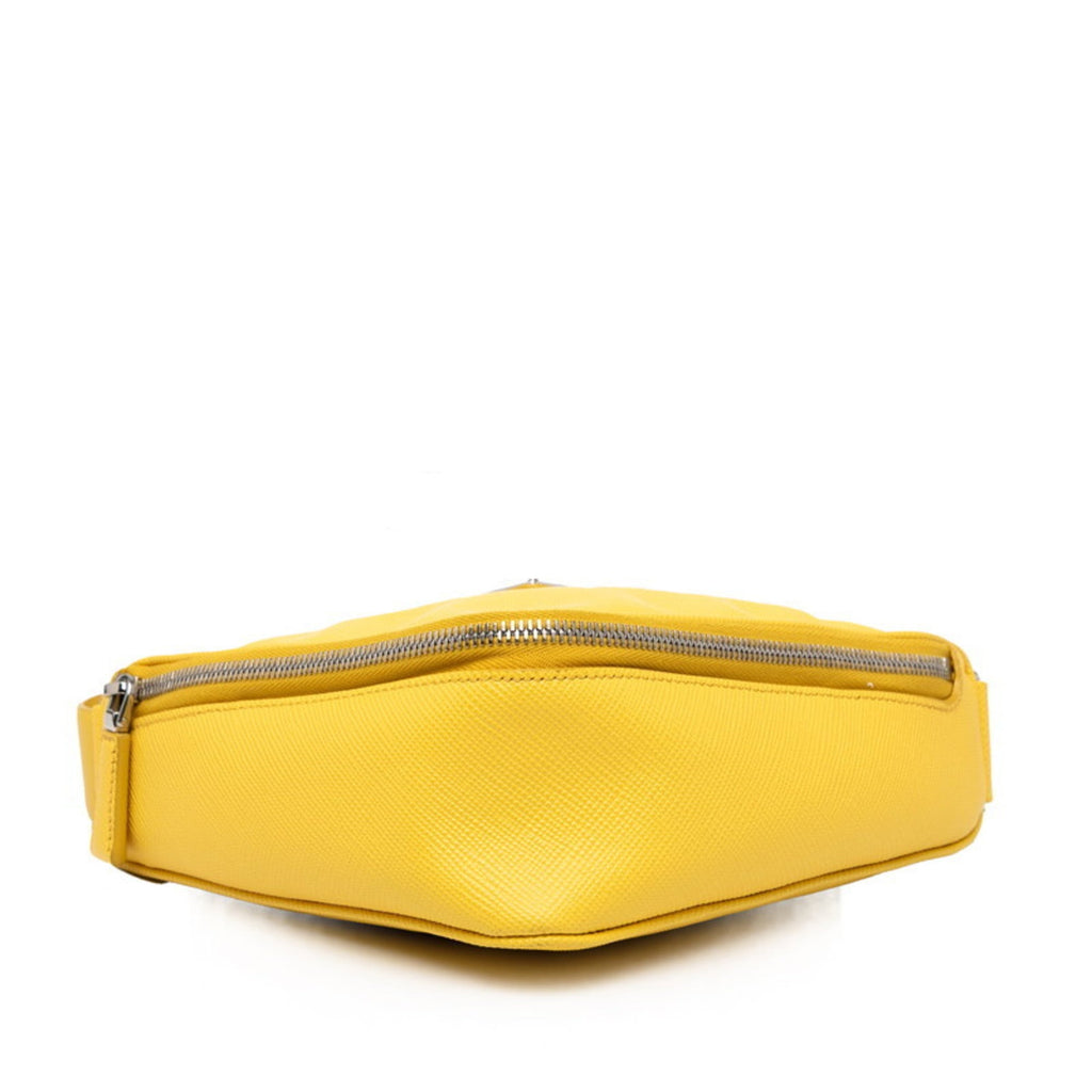 Prada Yellow Leather Shoulder Bag (Pre-Owned)