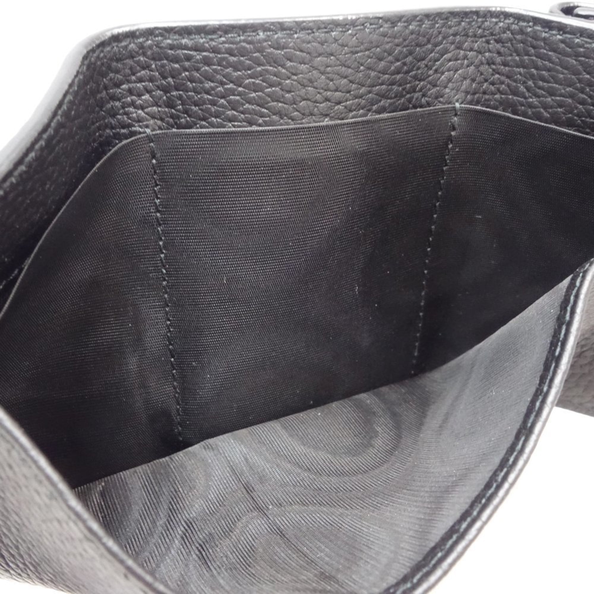 Gucci Black Leather Wallet (Tri-Fold) (Pre-Owned)