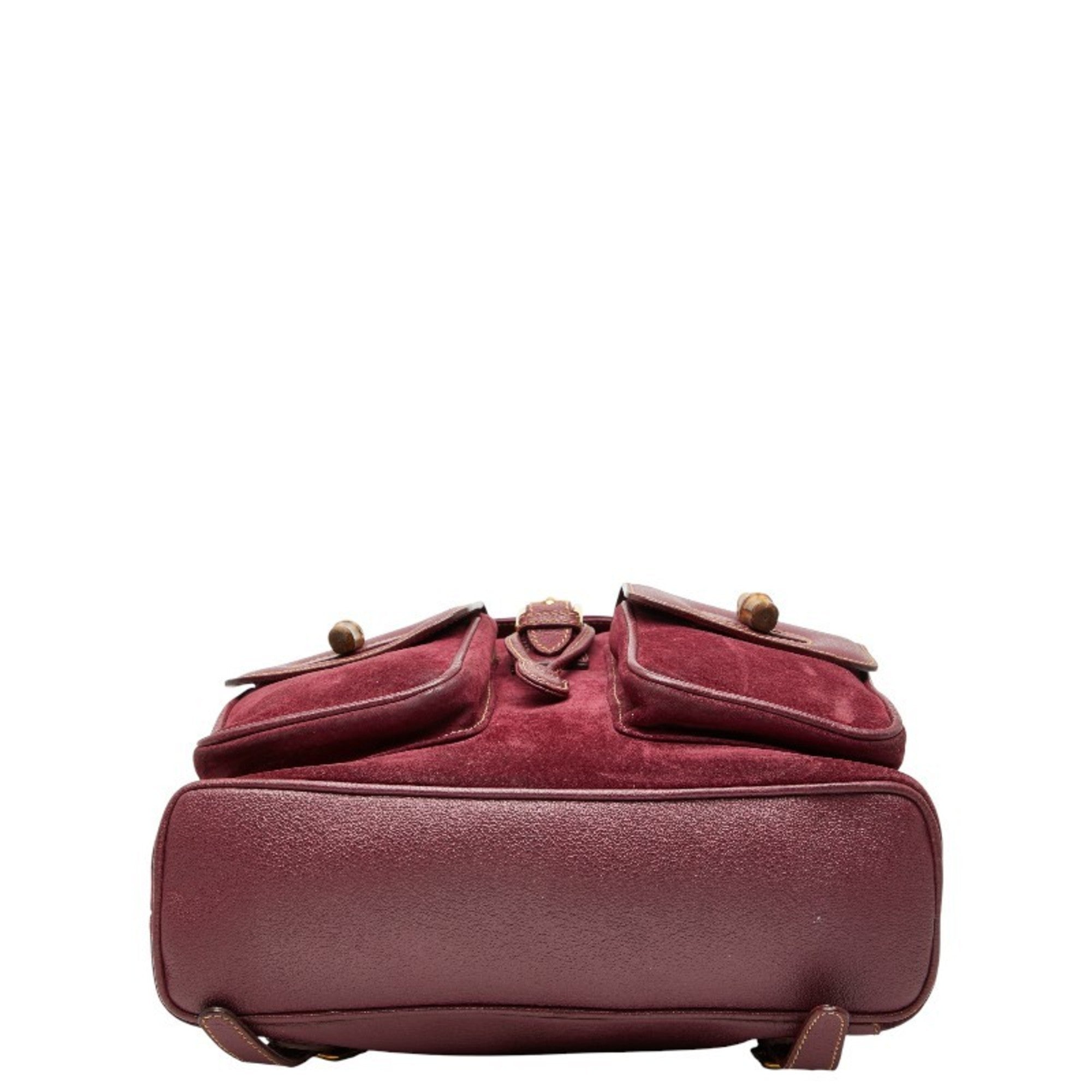 Gucci Purple Suede Backpack (Pre-Owned)