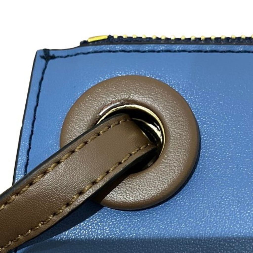 Fendi Multi-Color Leather Clutch Bag (Pre-Owned)