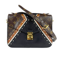 Louis Vuitton Black Brown Monogram Leather Handbag Pochette Shoulder Bag (Pre-Owned)
