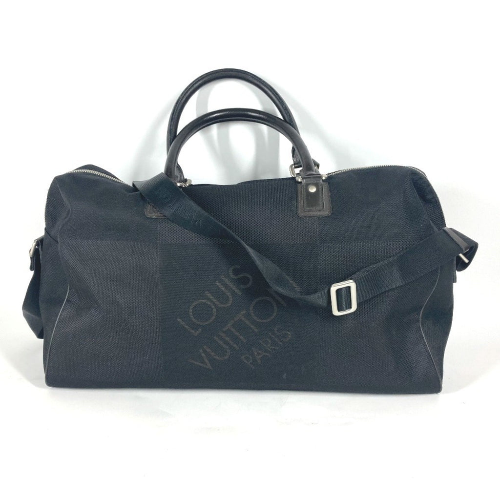 Louis Vuitton Black Damier Geant Canvas Boston Bag Shoulder Bag (Pre-Owned)