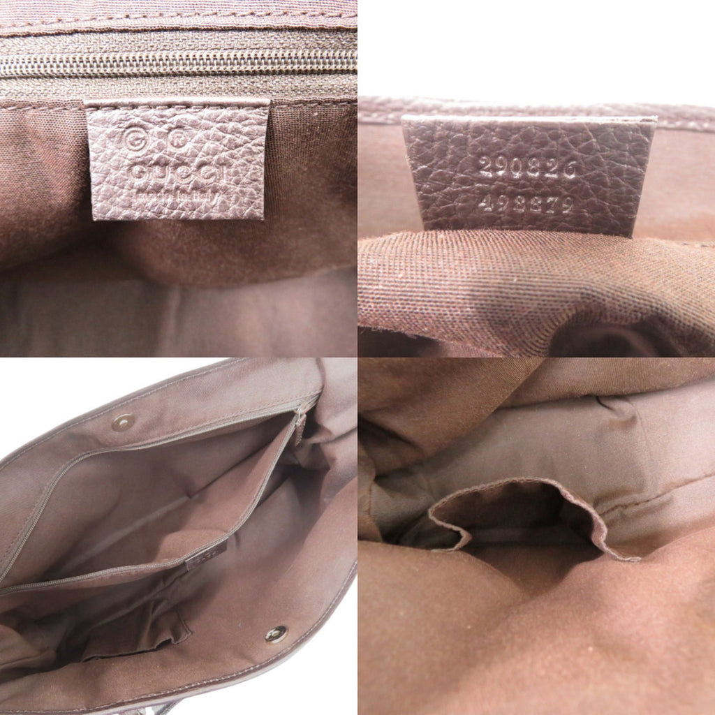 Gucci Gg Canvas Brown Gg Canvas Tote Bag (Pre-Owned)