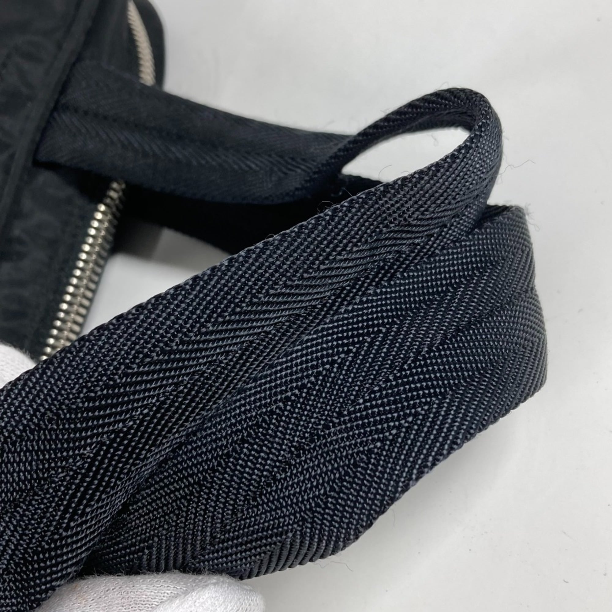 Prada Black Nylon Handbag (Pre-Owned)
