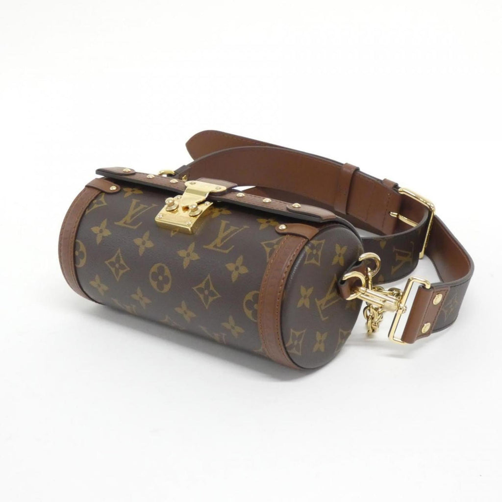 Louis Vuitton Monogram Marron Coated Canvas Shoulder Bag (Pre-Owned)