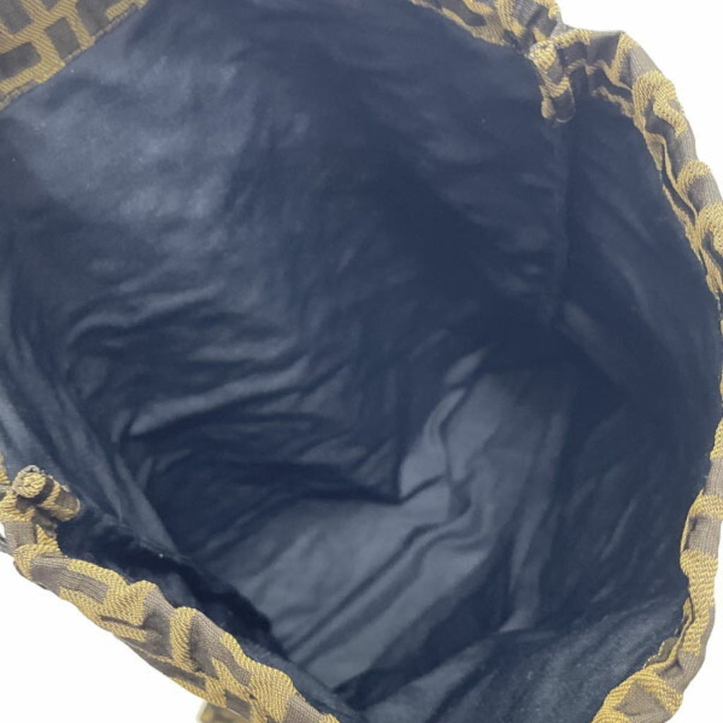 Fendi Black Khaki Pouch (Pre-Owned)