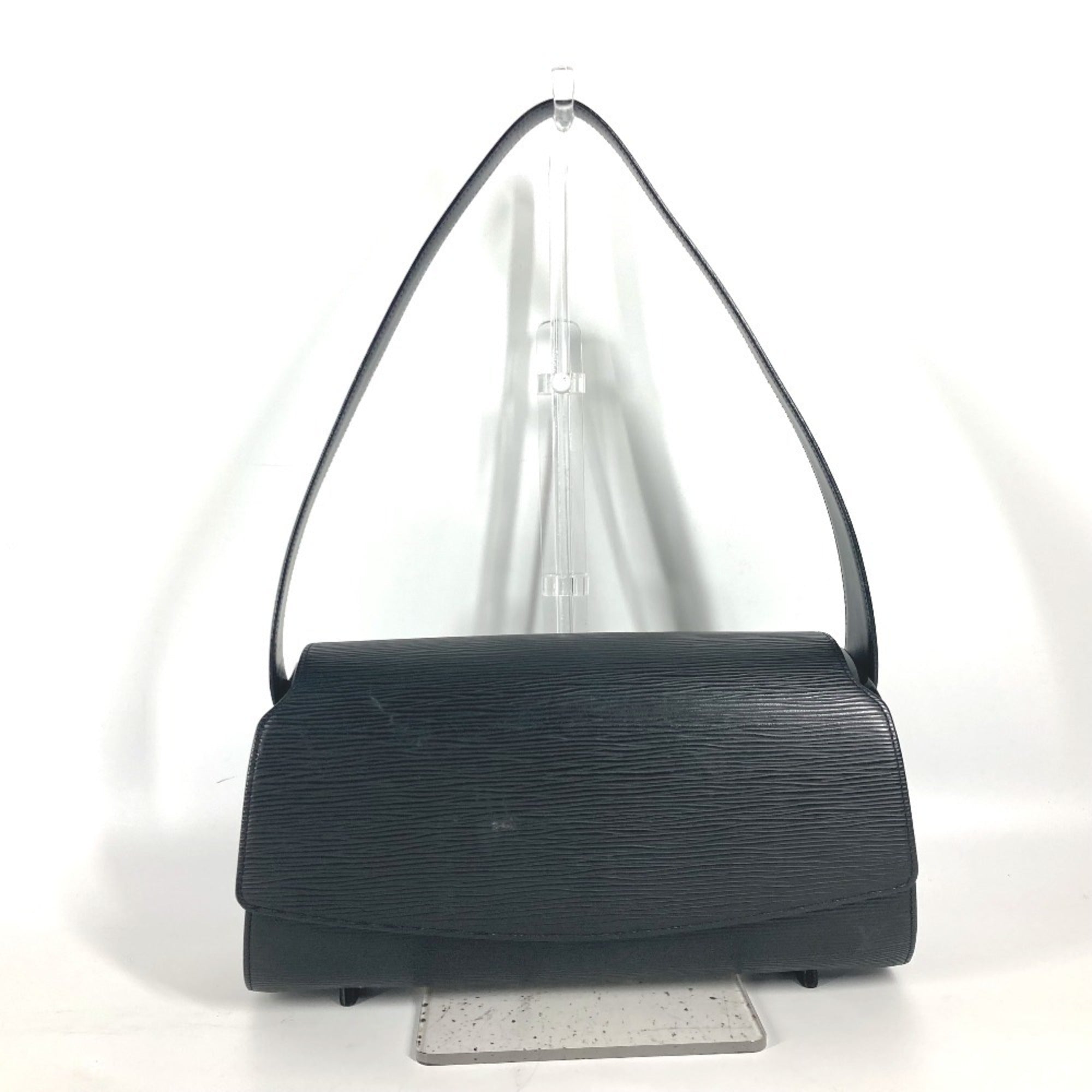 Louis Vuitton Black Noir Epi Leather Shoulder Bag (Pre-Owned)