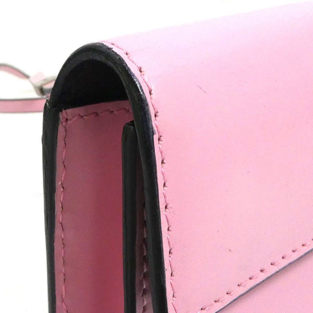 Prada Pink Leather Pochette (Pre-Owned)