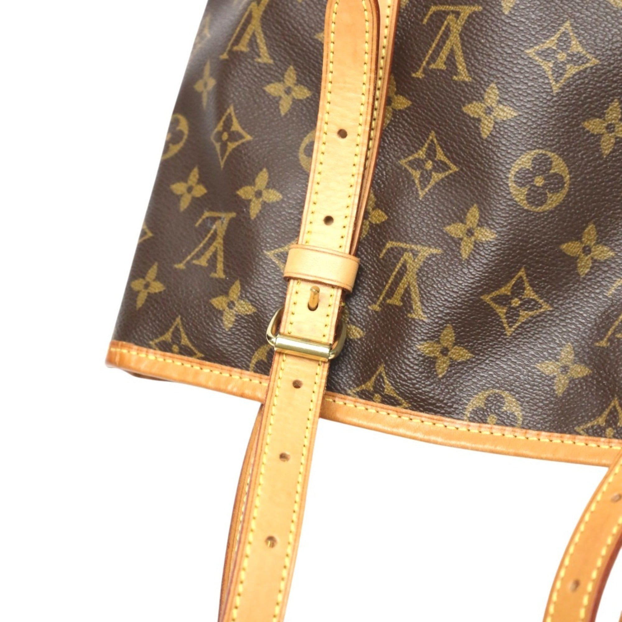 Louis Vuitton Brown Monogram Canvas Shoulder Bag Tote Bag (Pre-Owned)
