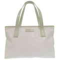 Gucci White Pvc Leather Tote Bag (Pre-Owned)