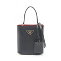 Prada Saffiano Black Leather Handbag (Pre-Owned)
